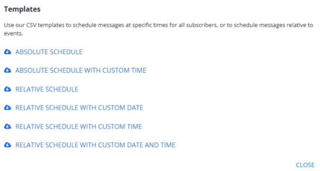 templates modal 2